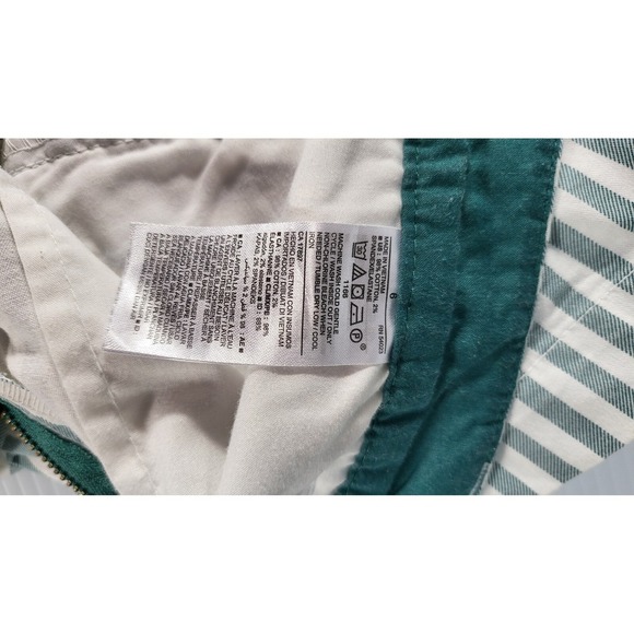 Old Navy Striped Shorts Cuffed Hem Casual Everyday Wear Size 6 - Picture 7 of 8